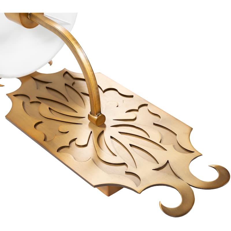Roxie Glam Antiqued 1-Light Wall Sconce