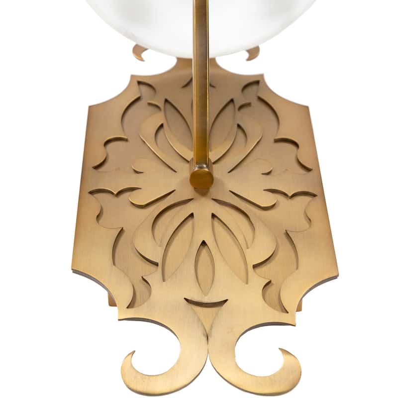 Roxie Glam Antiqued 1-Light Wall Sconce