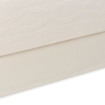 Williamsburg Abby Ivory Twin Bed Skirt