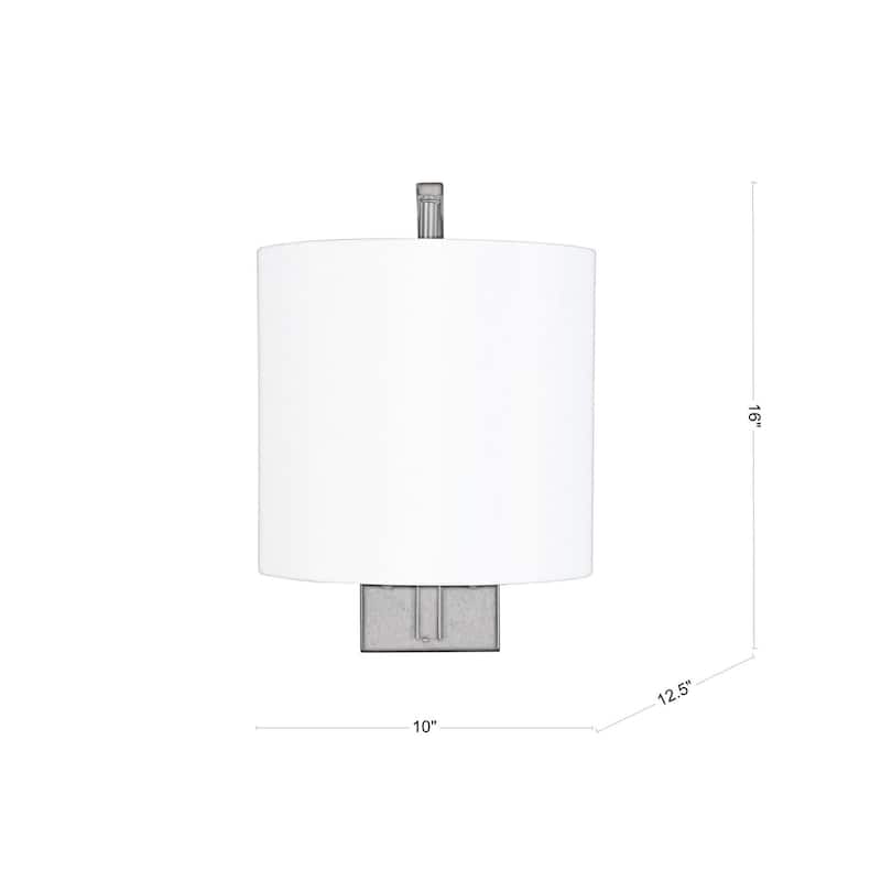 Artistic Weavers Balta Contemporary Reversible 1-Light Wall Sconce - 16"H x 10"W x 12.5"D