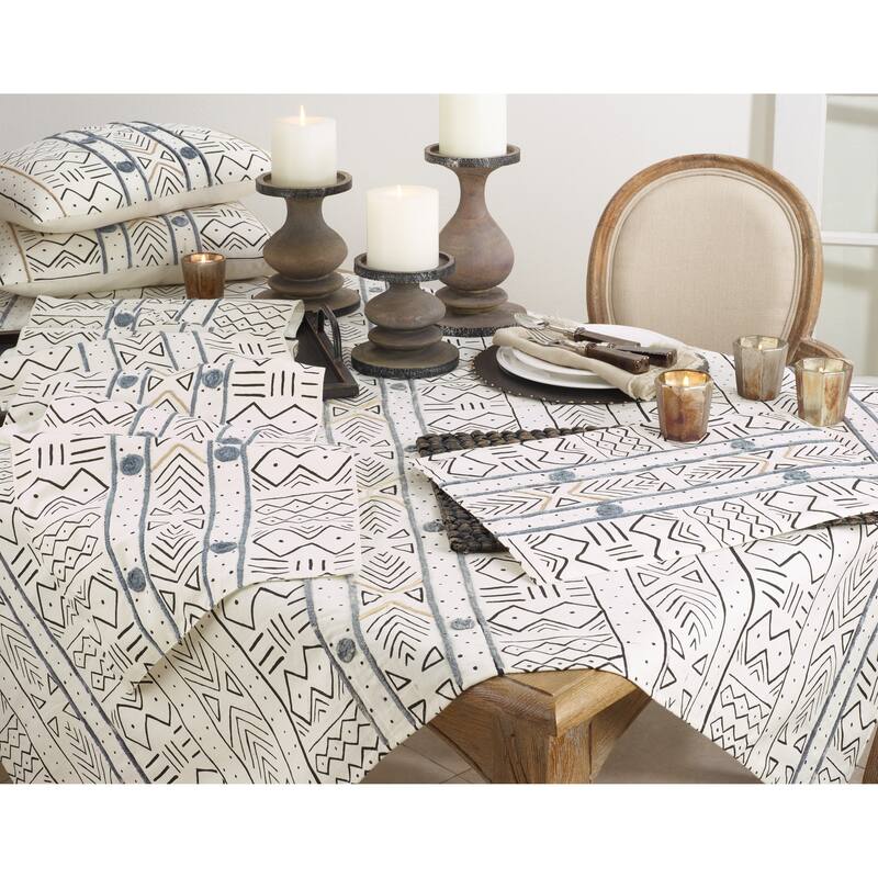 Cotton Mud Cloth Table Runner