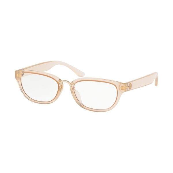 Shop Tory Burch Ty4005u 1777 51 Transparent Peach Woman Rectangle