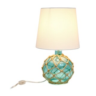 Stylecraft Gili Beach Ceramic Floor Lamp With Light Blue Shell Beige Hardback Fabric Shade Overstock 20874713