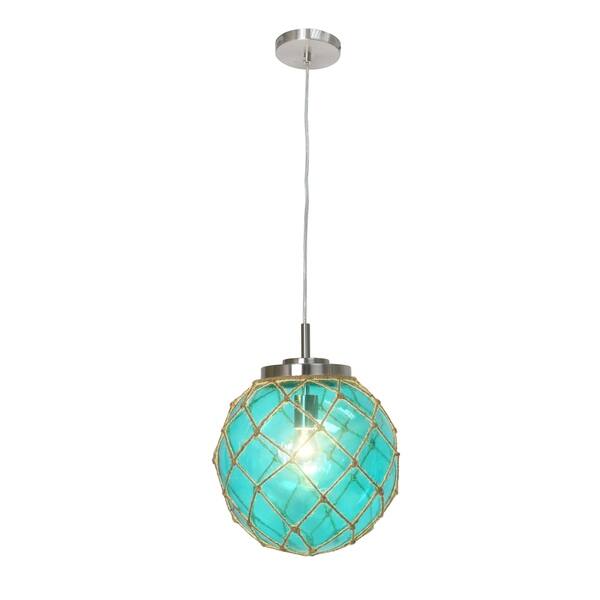 Shop Elegant Designs Buoy Netted Brushed Nickel Coastal