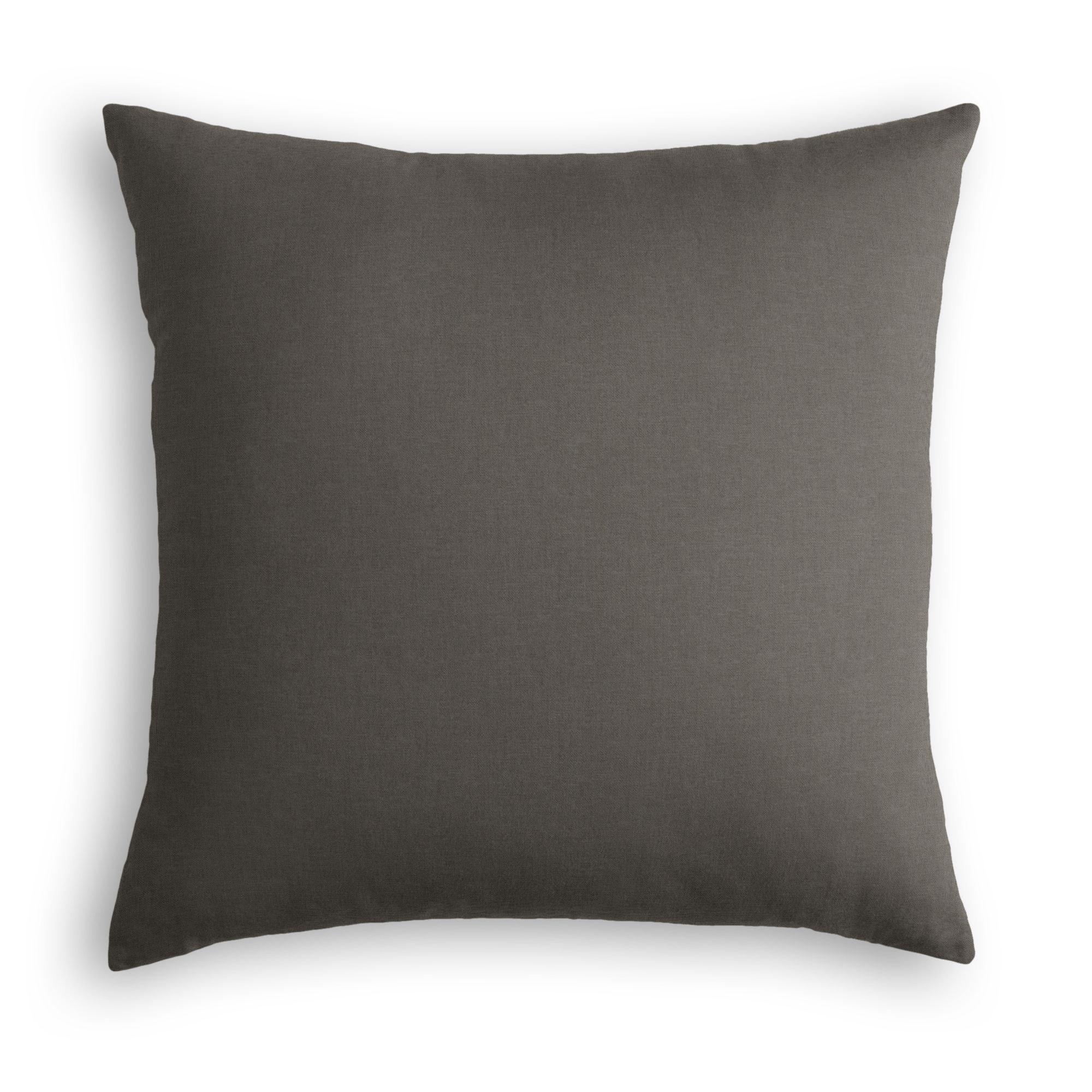 Shop Dark Gray Linen Throw Pillow Cover 