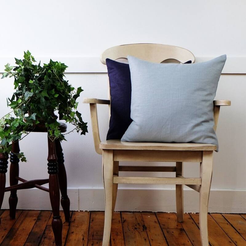 Linen Throw Pillow Cover