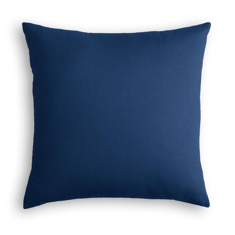 Linen Throw Pillow Cover - Navy - 24 x 24