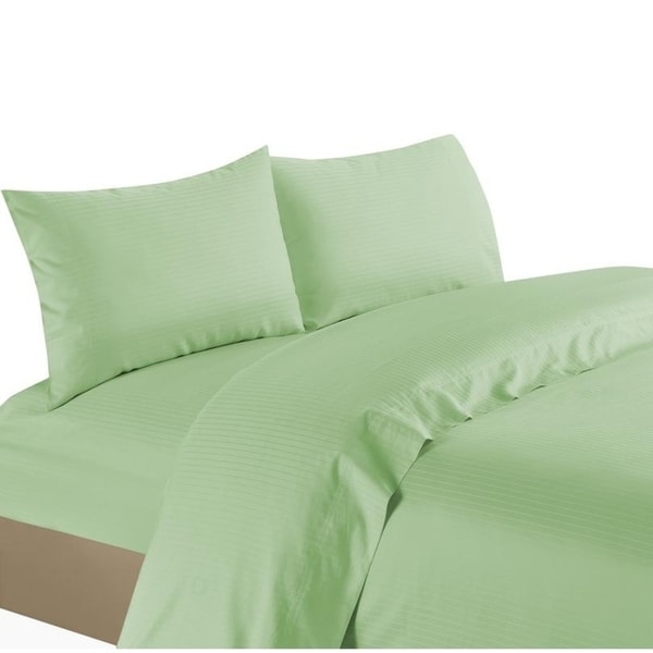 White Striped Deep Pocket Bed Sheet Set 1000 Count Egyptian Cotton Sheet
