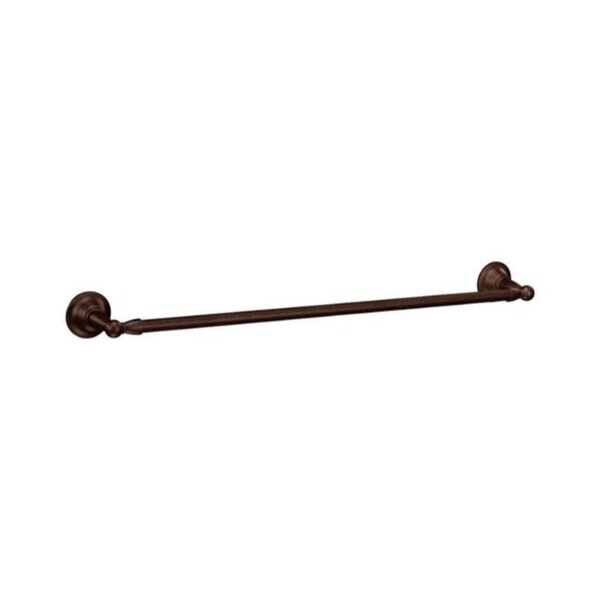 Moen Sage Oil Rubbed Bronze Towel Bar 24 in. L Brass