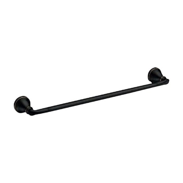 Moen Hilliard Brushed Bronze Towel Bar 24 in. L Metal