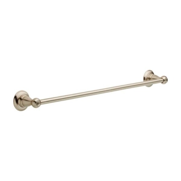 Delta Porter Brushed Nickel Towel Bar 24 in. L Die Cast Zinc