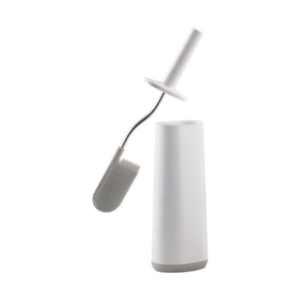 Joseph Joseph Flex Toilet Brush/Holder Set Gray/White ABS/Stainless Steel