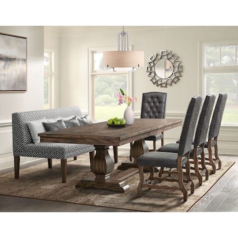 The Gray Barn Coach Ride 6-piece Dining Set with Tall Back Chairs