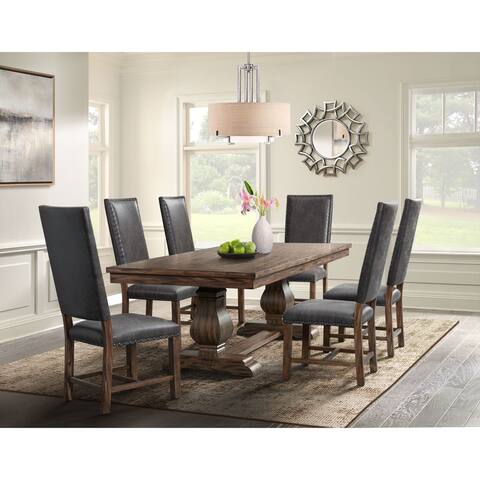 The Gray Barn Coach Ride 7-piece Dining Set with Tall Back Chairs