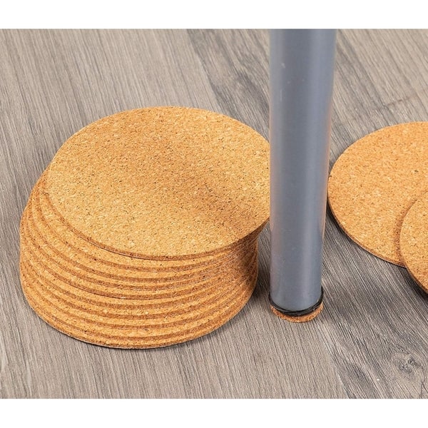 SelfAdhesive Cork Circle 50Pack Cork Backing Sheets for Coasters