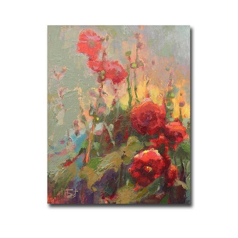 Hannah's Cherry Bomb by Beth A. Forst Gallery Wrapped Canvas Giclee Art (20 in x 16 in)