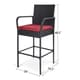Havenside Home Alyre Wicker Patio Bar Collection - Thumbnail 6