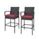 Havenside Home Alyre Wicker Patio Bar Collection - Thumbnail 3
