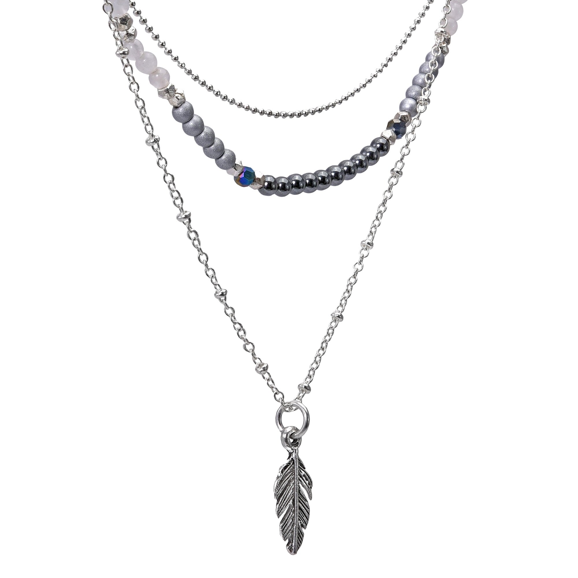 necklace with quartz