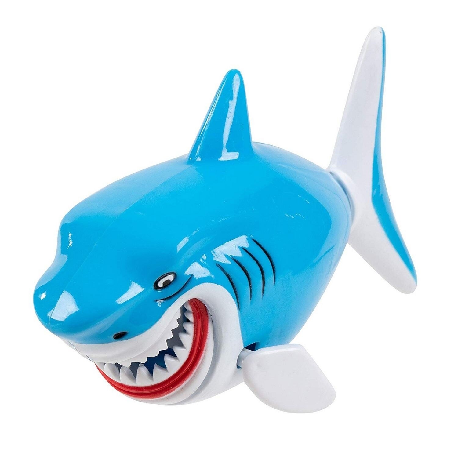 swimming shark bath toy