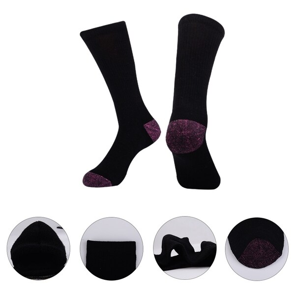 womens black cushioned socks