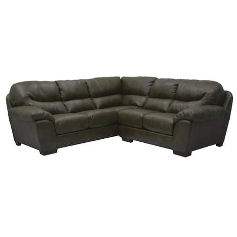 Beckner Bonded Leather Sectional Sofa