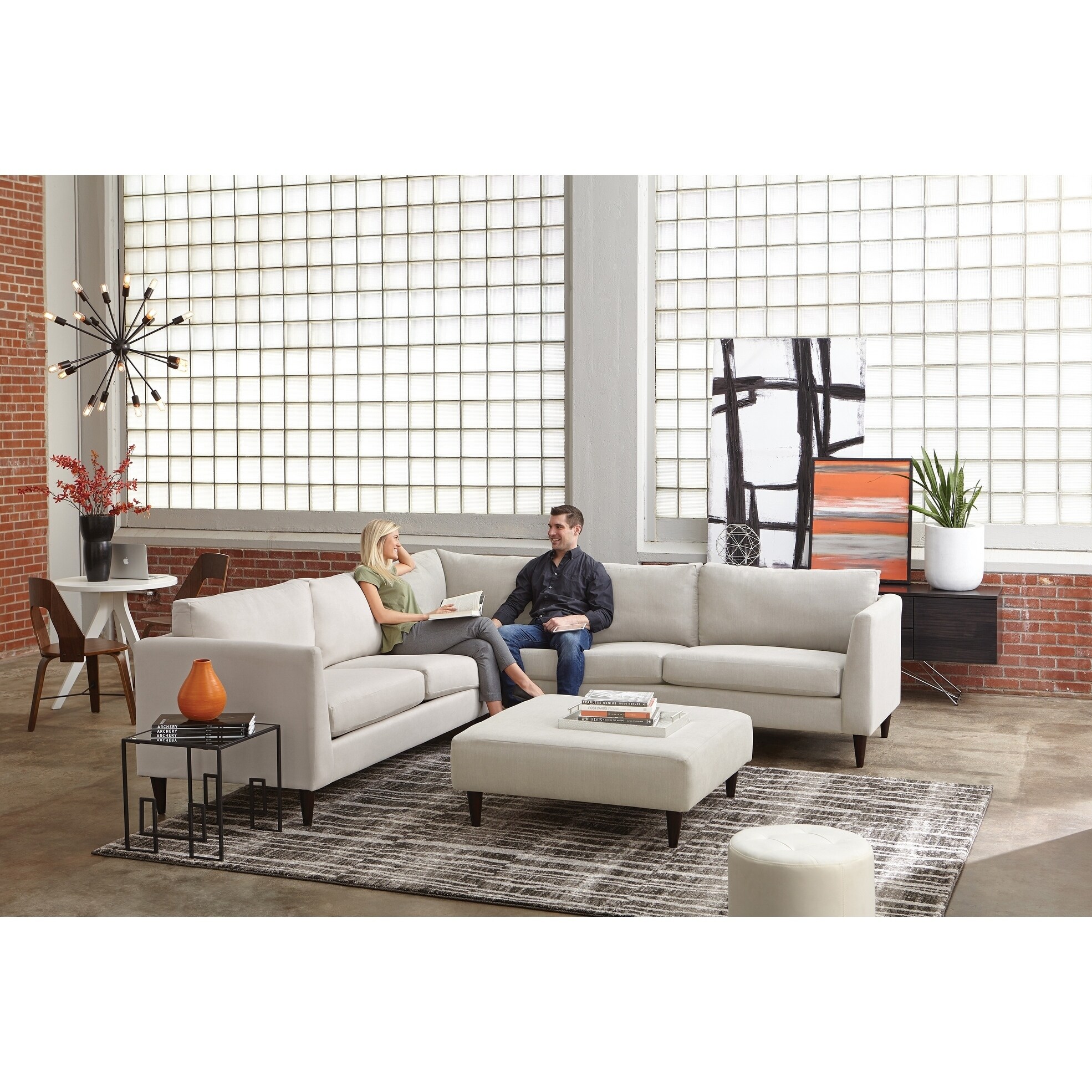 Dakota Sectional Sofa And Ottoman Set On Free Dakota Sectional Sofa And Ottoman Set