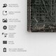 preview thumbnail 4 of 4, Wynwood Studio 'Chicago Railroad' Maps and Flags Wall Art Canvas Print - Black, Gray