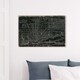 preview thumbnail 1 of 4, Wynwood Studio 'Chicago Railroad' Maps and Flags Wall Art Canvas Print - Black, Gray