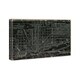 preview thumbnail 3 of 4, Wynwood Studio 'Chicago Railroad' Maps and Flags Wall Art Canvas Print - Black, Gray