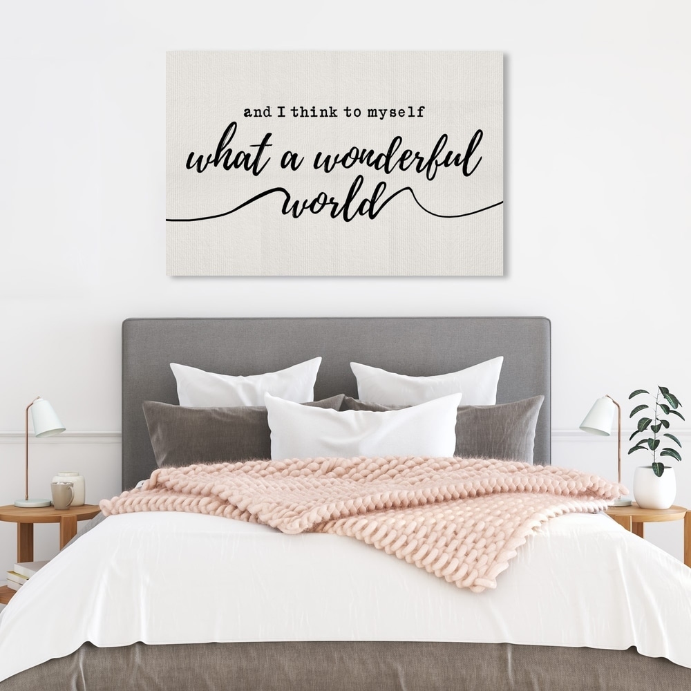 Wynwood Studio 'What's On My Mind Navy Custom' Fashion and Glam Wall Art  Canvas Print - Blue, Gold - Bed Bath & Beyond - 31121336