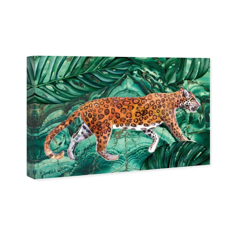 Wynwood Studio 'Cougar Jungle' Animals Wall Art Canvas Print - Orange ...