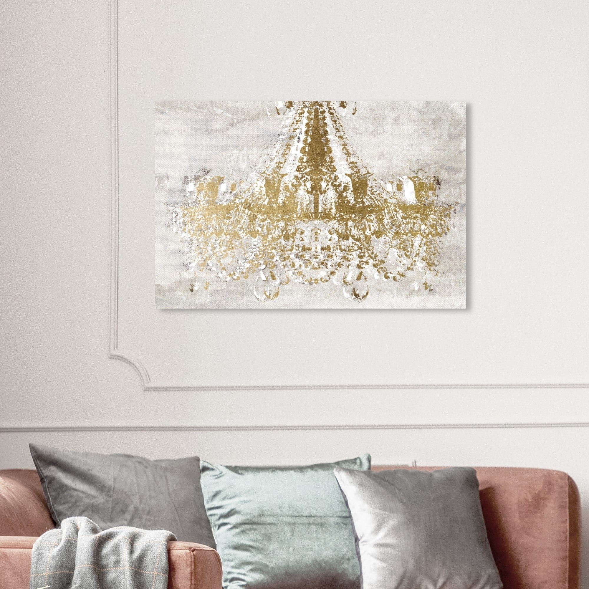 Shop Wynwood Studio Rocky Gold Dramatic Entrance Fashion And Glam Wall Art Canvas Print Gold White Overstock 29593845