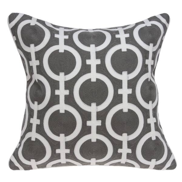 Grey Pillow Cover With Poly Insert Grey Pillow Cover With Poly Insert