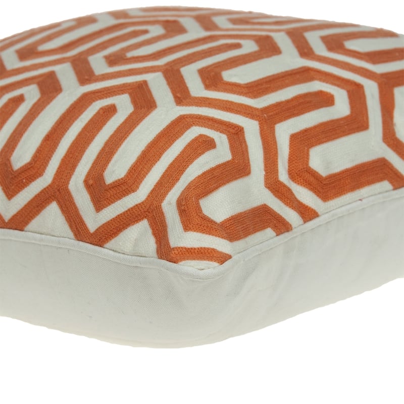 Parkland Collection Machu Transitional Multicolored Pillow Cover With Poly Insert