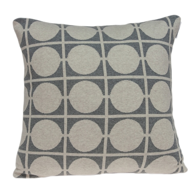 Parkland Collection Aani Transitional Tan Pillow Cover With Poly Insert