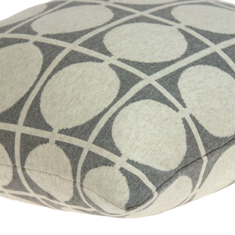 Parkland Collection Aani Transitional Tan Pillow Cover With Poly Insert