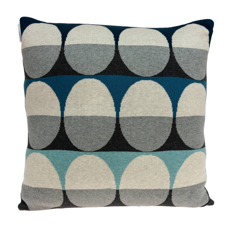 Parkland Collection Niam Transitional Multicolor Pillow Cover With Poly Insert