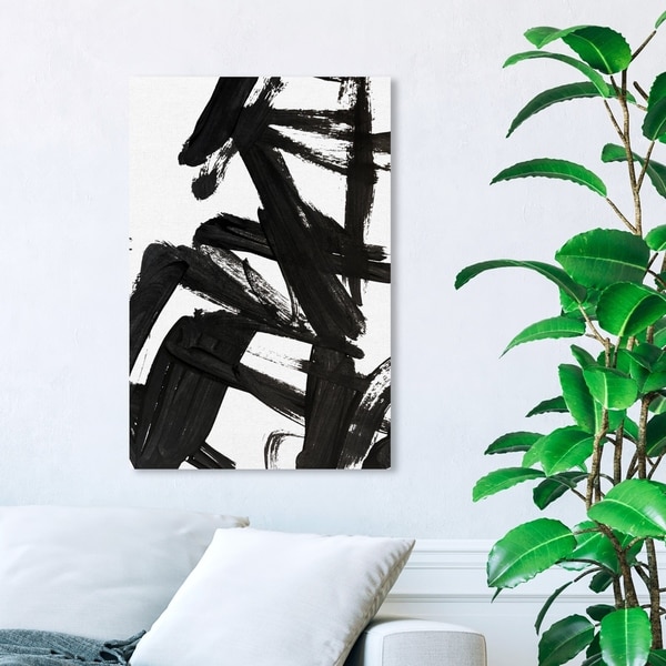 Wynwood Studio 'Mindful Always' Abstract Wall Art Canvas Print - Black, White