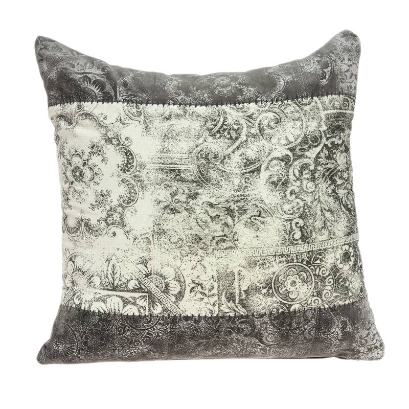 Parkland Collection Hannah Traditional Multicolor Pillow Cover With Poly Insert