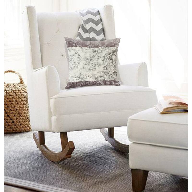 Parkland Collection Hannah Traditional Multicolor Pillow Cover With Poly Insert