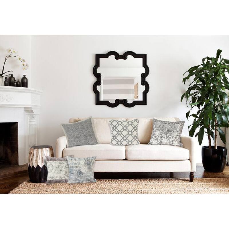 Parkland Collection Hannah Traditional Multicolor Pillow Cover With Poly Insert