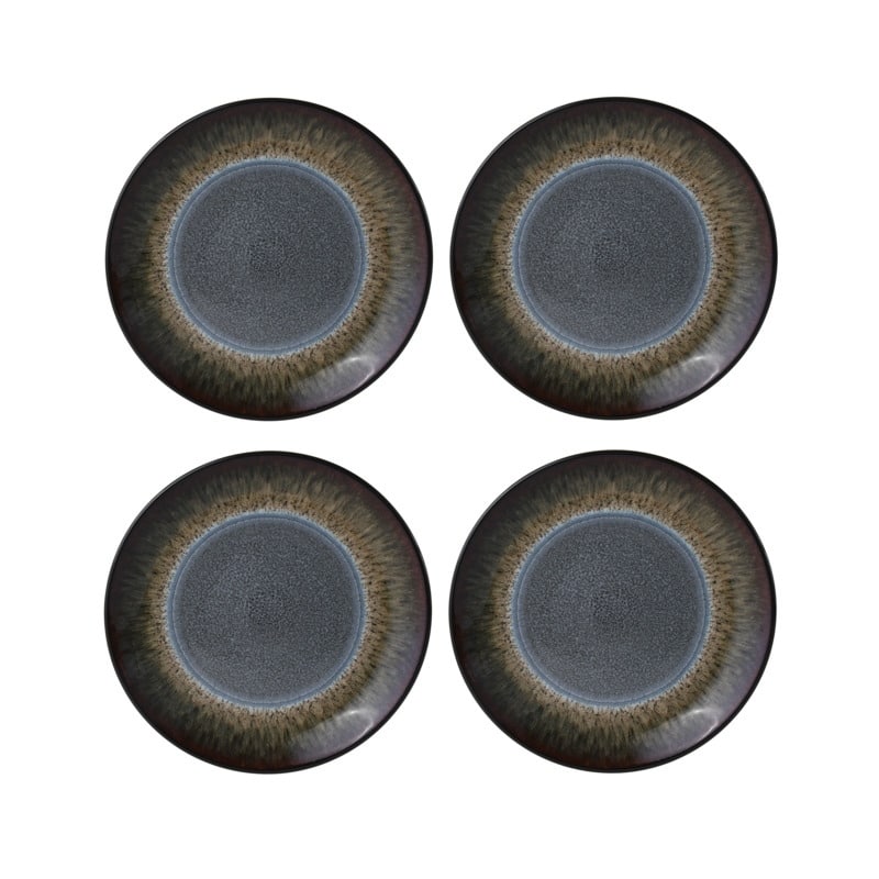 Pfaltzgraff Monroe Gray 16-Piece Dinnerware Set, Service for 4