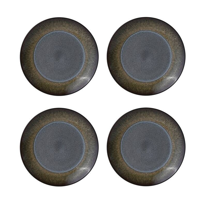 Pfaltzgraff Monroe Gray 16-Piece Dinnerware Set, Service for 4