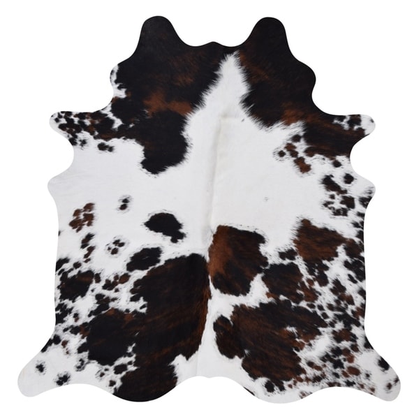 Real Cowhide Rug Salt&Pepper Tricolor - 6' x 7'