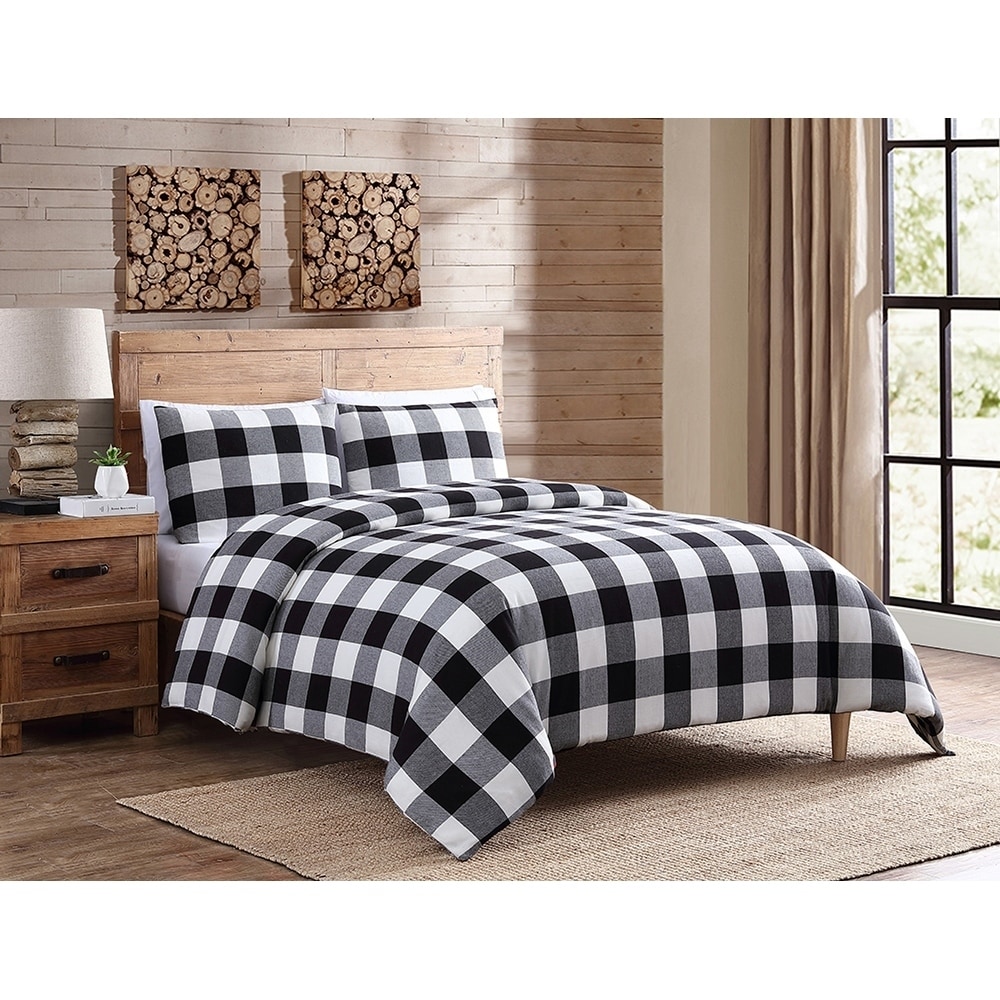 buffalo plaid duvet cover twin