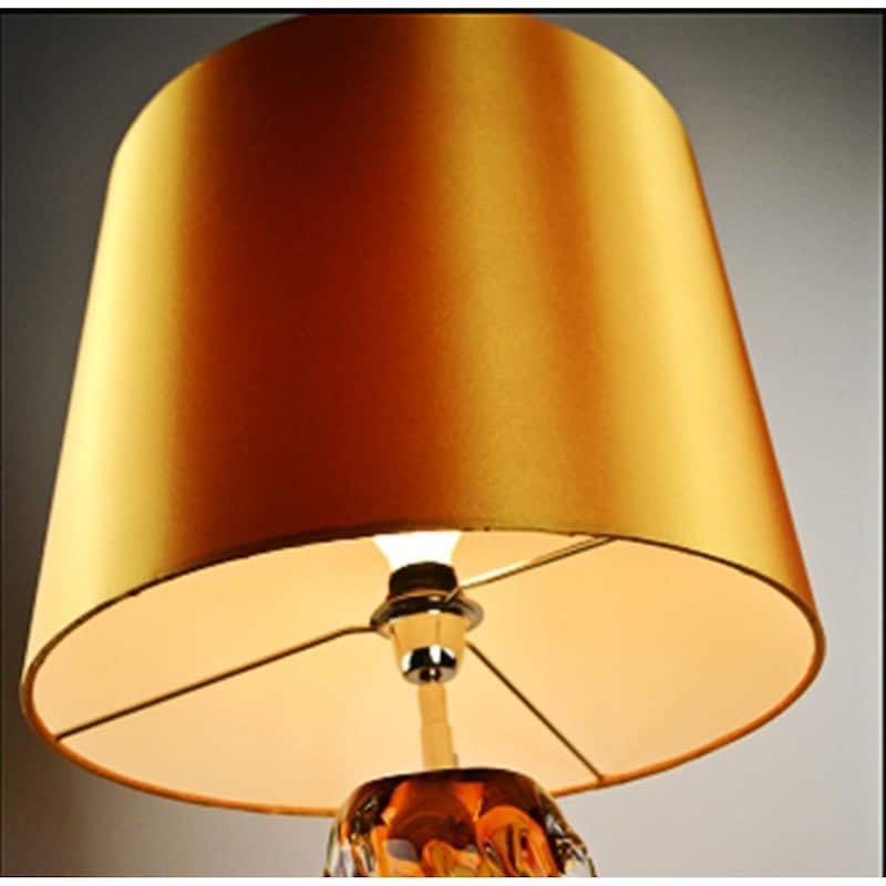 Table Lamp Deep Orange Finish By Lucas McKearn French Wiring