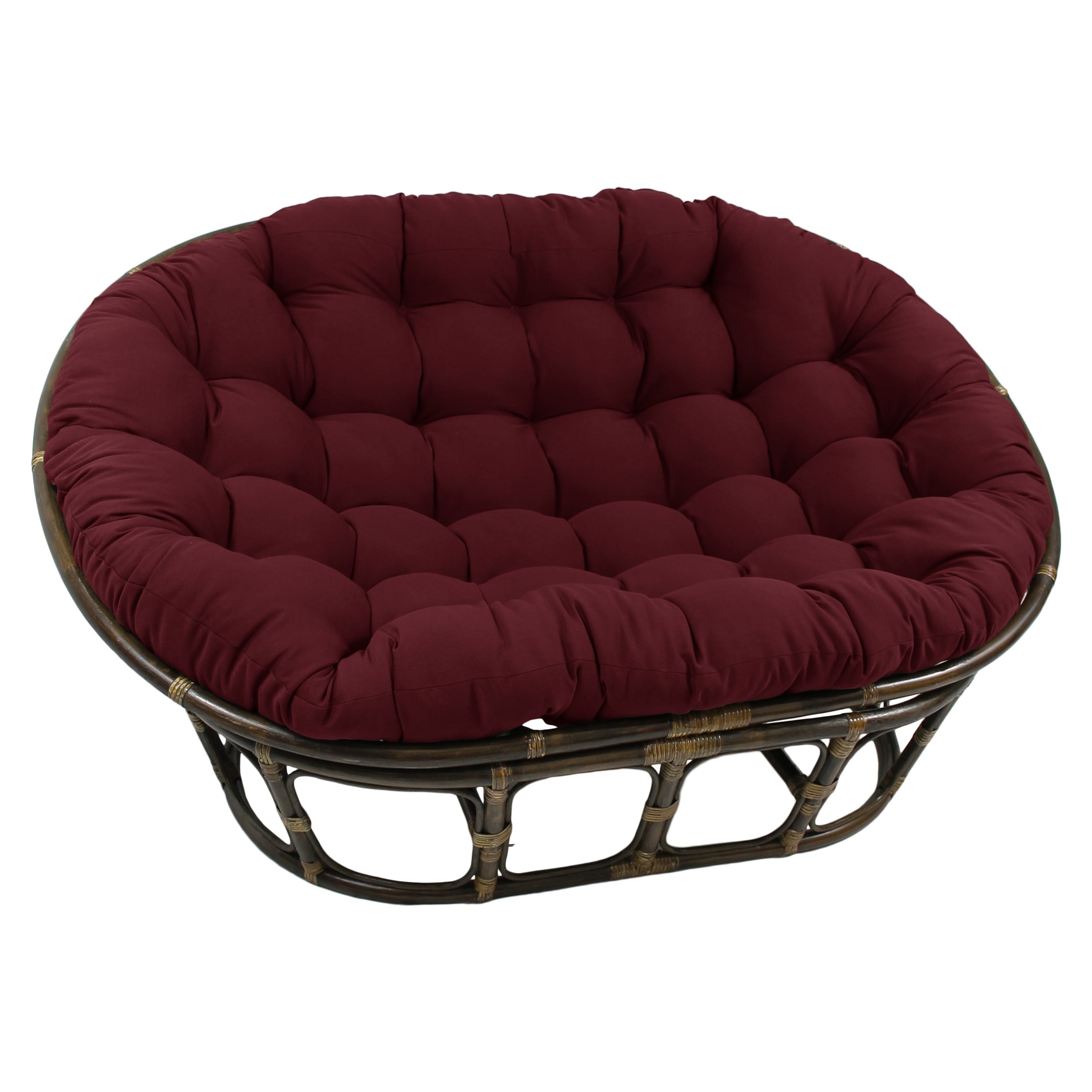 blazing needles 60 inch outdoor double papasan cushion