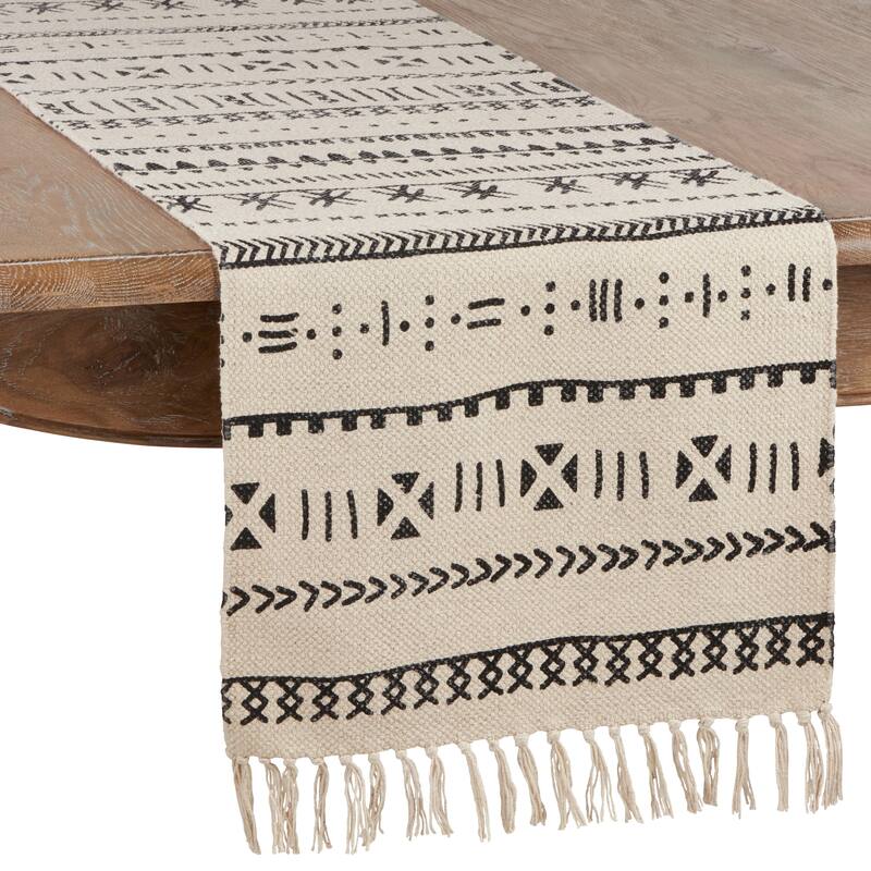 Cotton Mud Cloth Table Runner