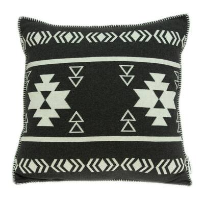 The Curated Nomad Quince Black Southwestern Pillow Cover